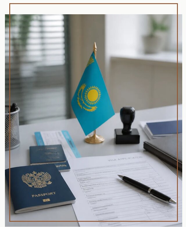 Оформление визы в Казахстан для поездки и работы в Богородицке